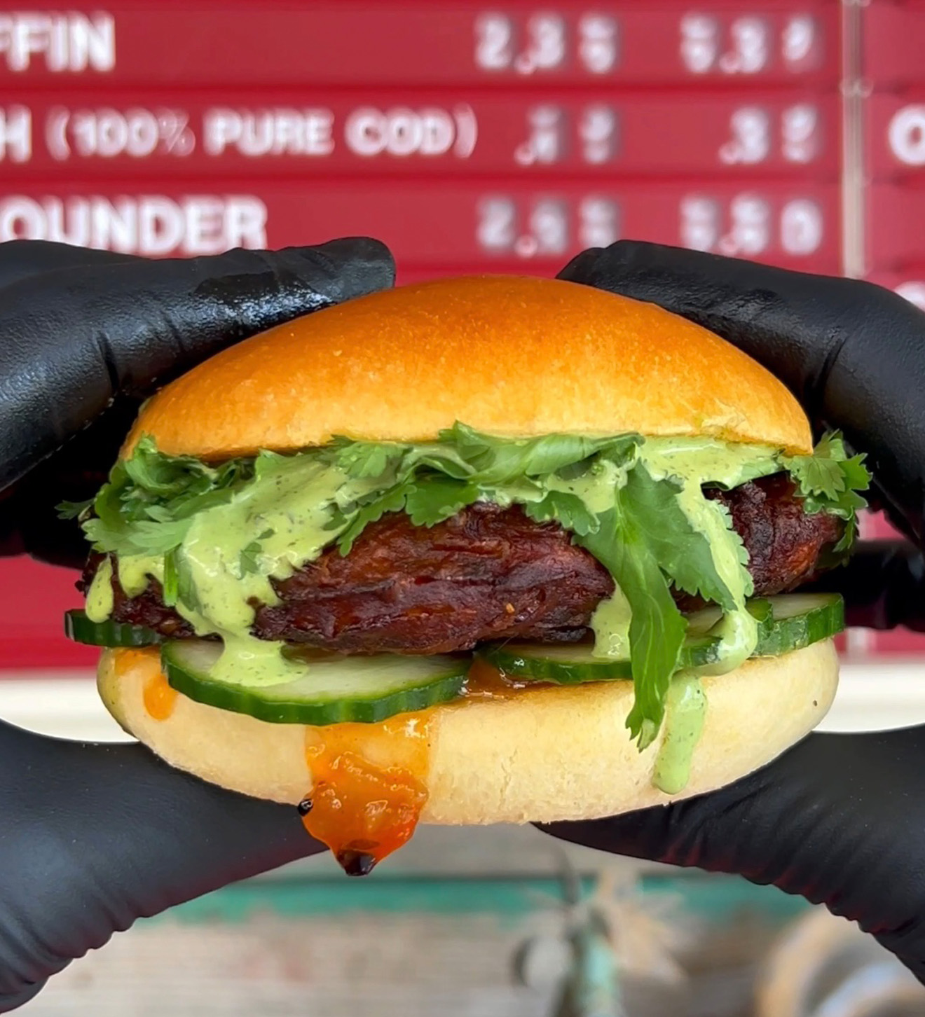 Onion Bhaji Burgers