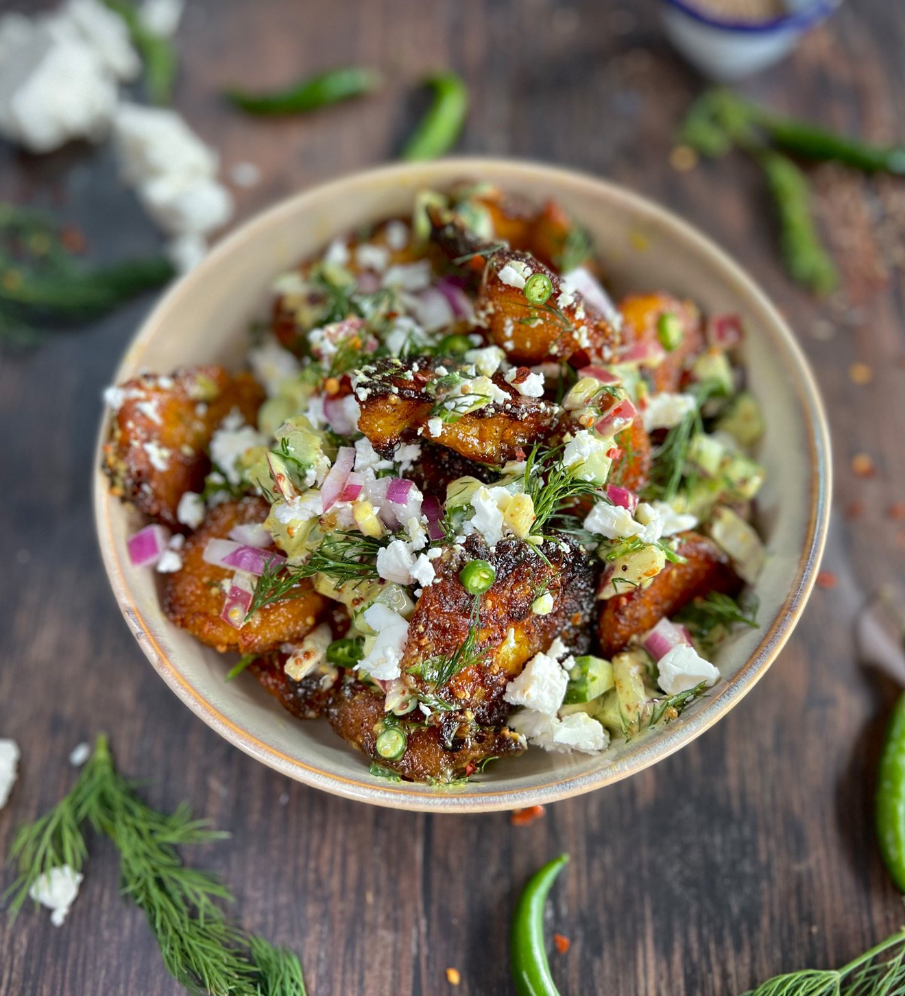 Smashed Potato Salad